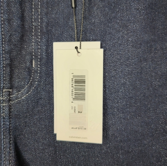 Calvin Klein High Rise Flare Women's Jeans Bootcut Size 27 Medium Blue Navy (1) - Picture 5 of 10